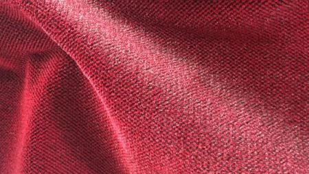 Kationisch dubbel kleuren fluweel met streepdesign