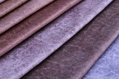 Lijm reliëf fluweel Sofa Cover Fabric